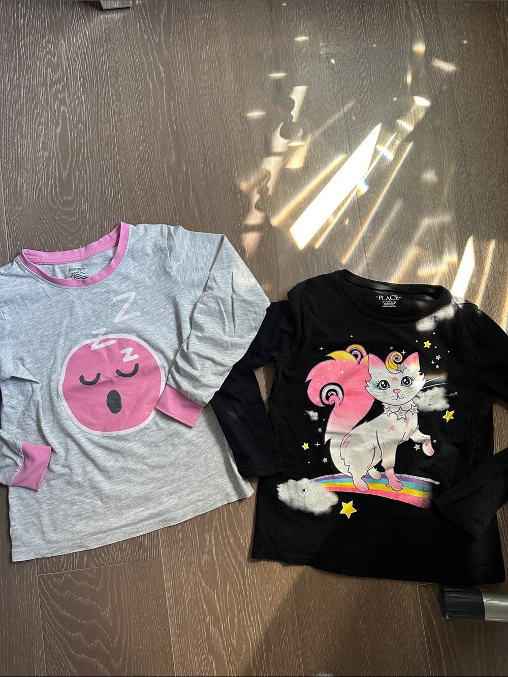 Girls Long Sleeve Tees Size M 7/8